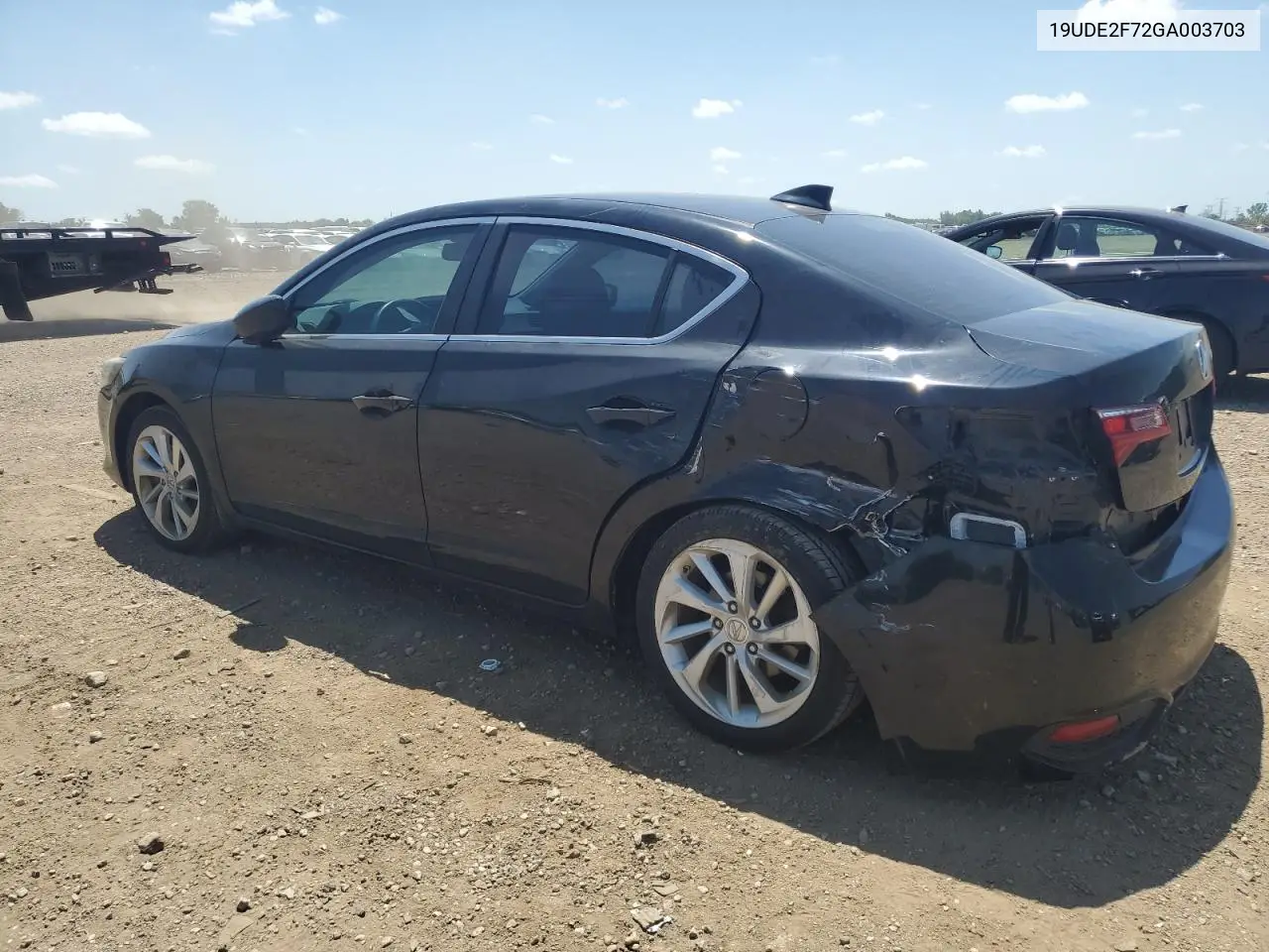 2016 Acura Ilx Premium VIN: 19UDE2F72GA003703 Lot: 62001425