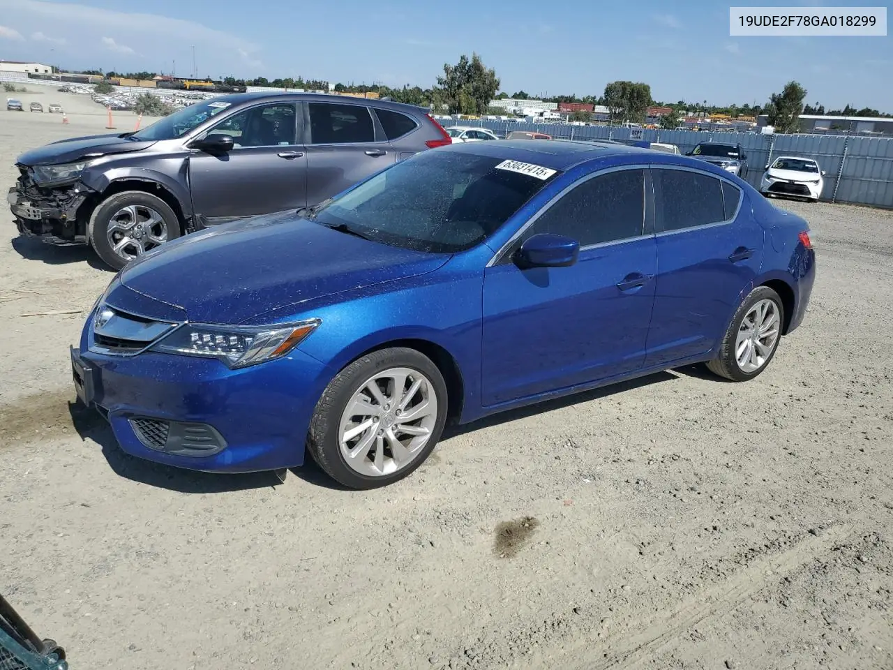2016 Acura Ilx Premium VIN: 19UDE2F78GA018299 Lot: 63031415
