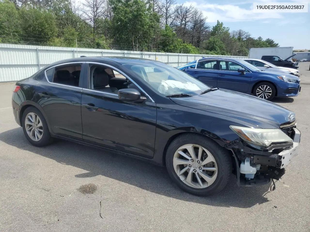2016 Acura Ilx Base Watch Plus VIN: 19UDE2F35GA025837 Lot: 63039835