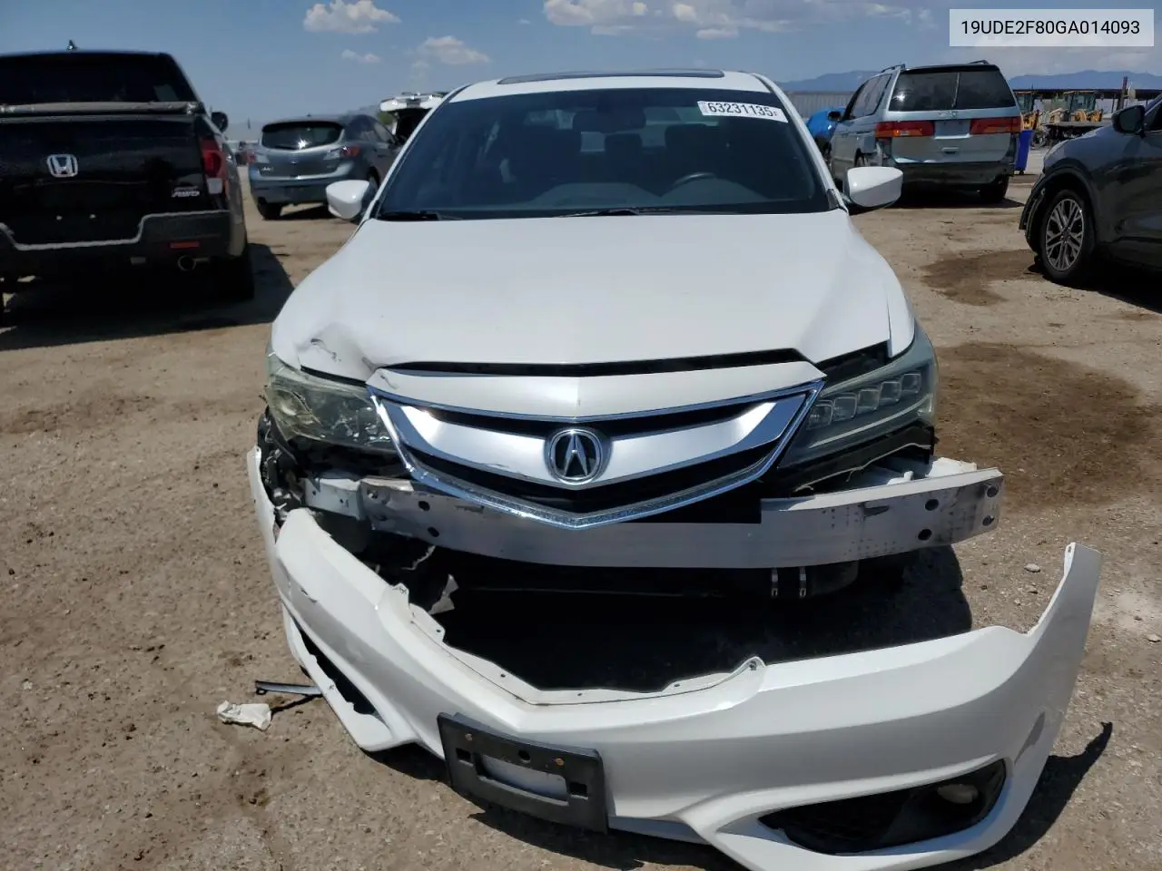 2016 Acura Ilx Premium VIN: 19UDE2F80GA014093 Lot: 63231135
