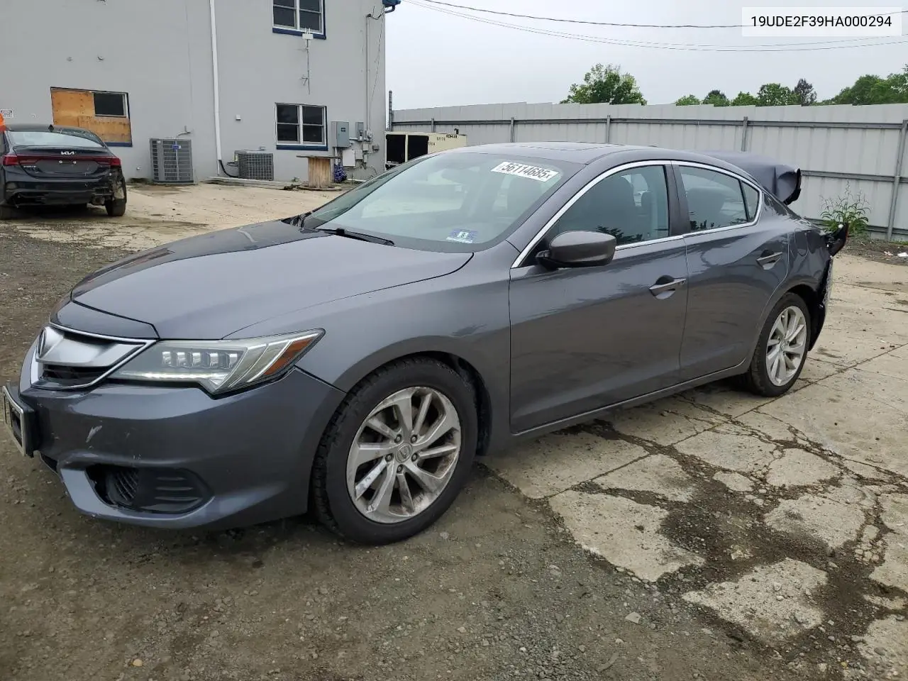 2017 Acura Ilx Base Watch Plus VIN: 19UDE2F39HA000294 Lot: 56114685