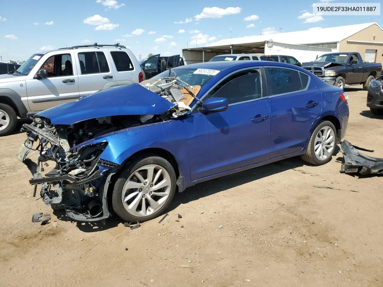 2017 Acura Ilx Base Watch Plus VIN: 19UDE2F33HA011887 Lot: 56247025