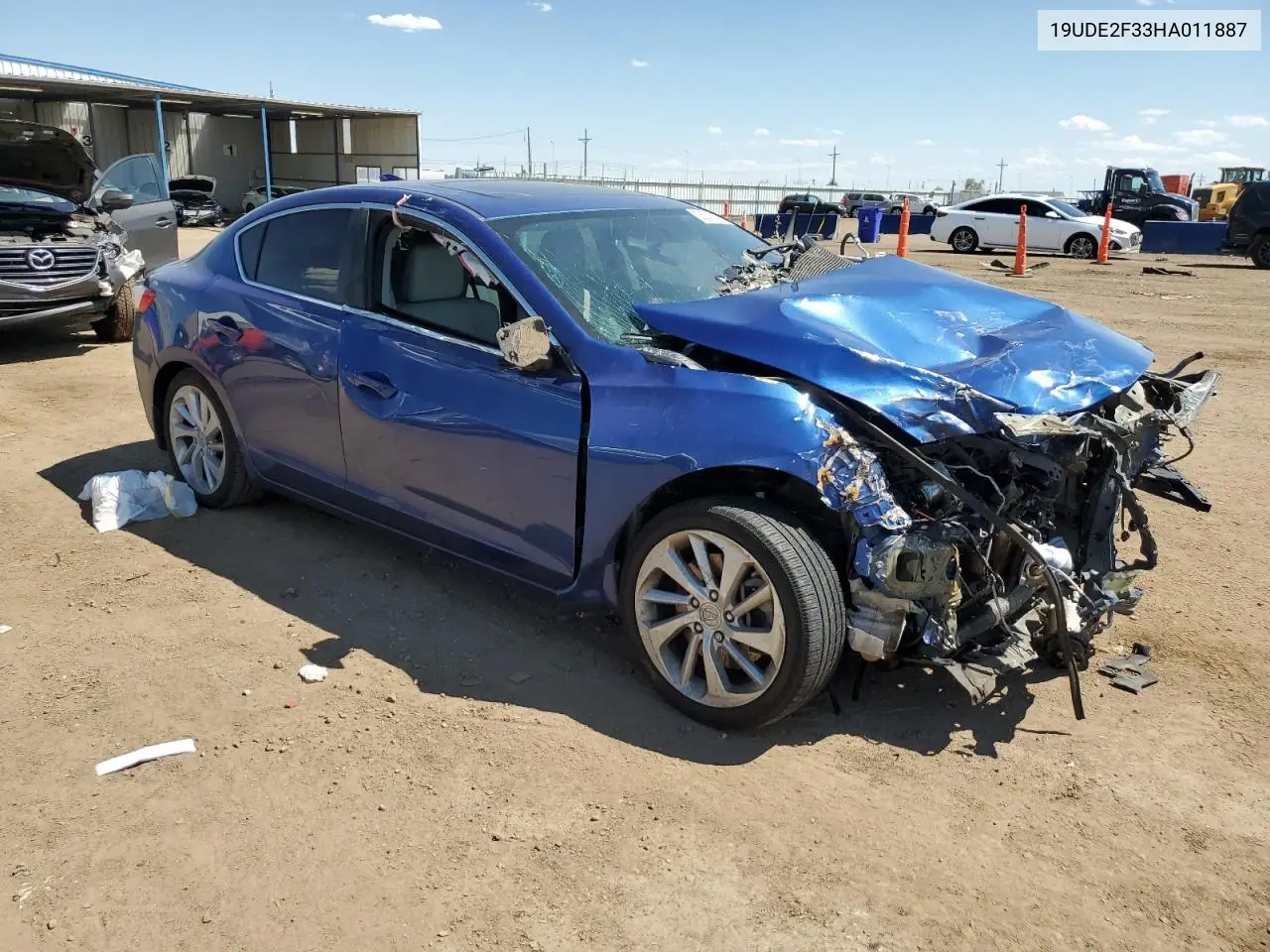 2017 Acura Ilx Base Watch Plus VIN: 19UDE2F33HA011887 Lot: 56247025