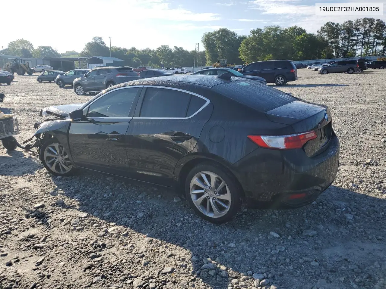 2017 Acura Ilx Base Watch Plus VIN: 19UDE2F32HA001805 Lot: 56672925