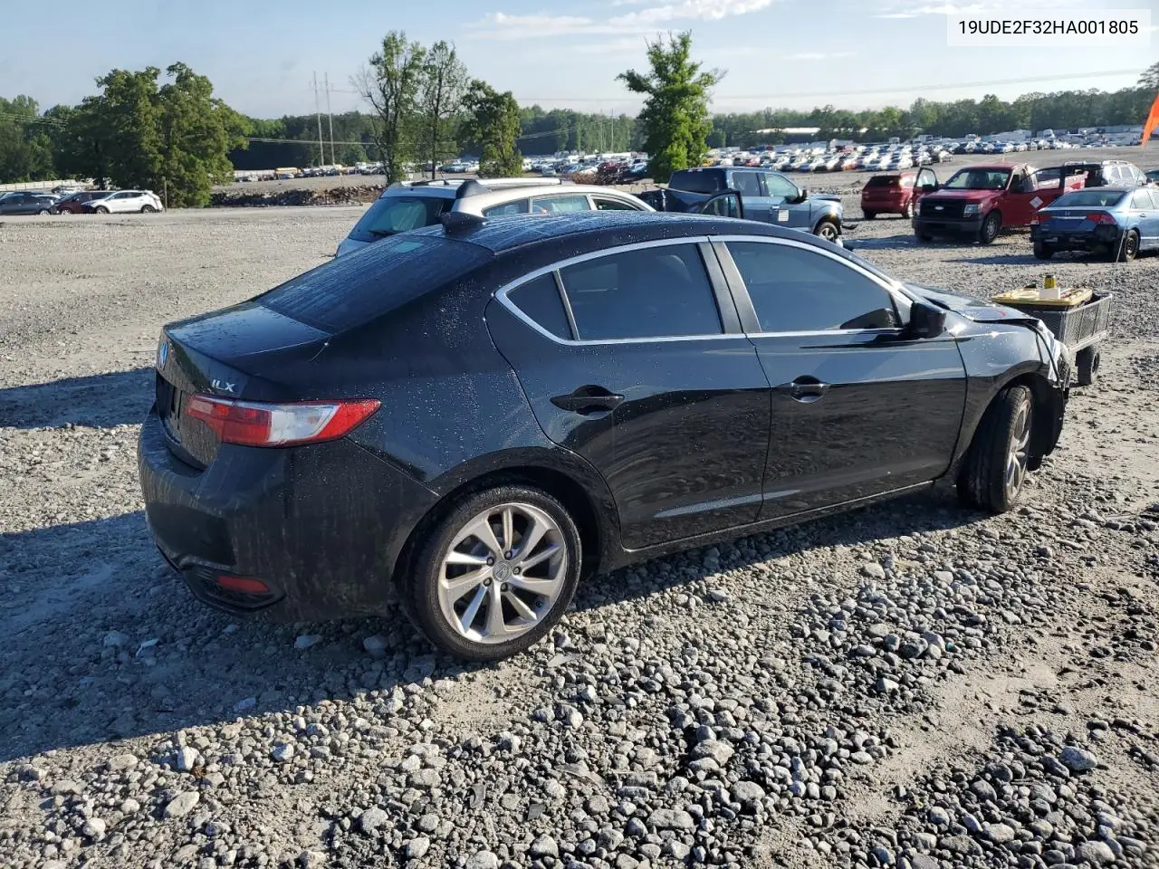 2017 Acura Ilx Base Watch Plus VIN: 19UDE2F32HA001805 Lot: 56672925
