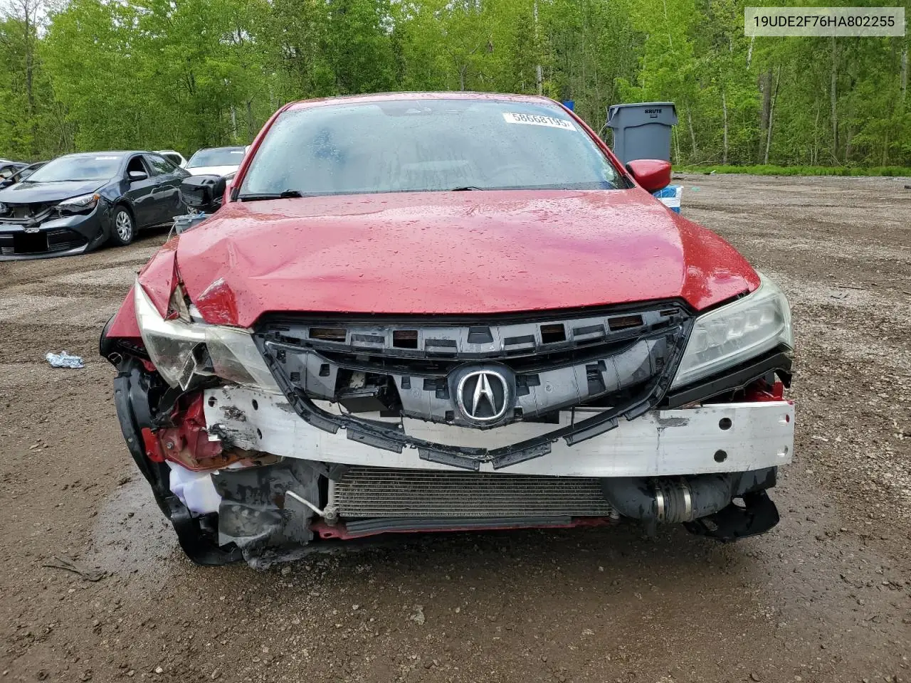 2017 Acura Ilx Premium VIN: 19UDE2F76HA802255 Lot: 58668195