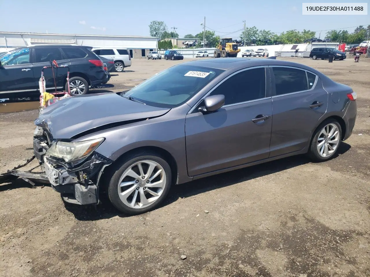 2017 Acura Ilx Base Watch Plus VIN: 19UDE2F30HA011488 Lot: 61614635
