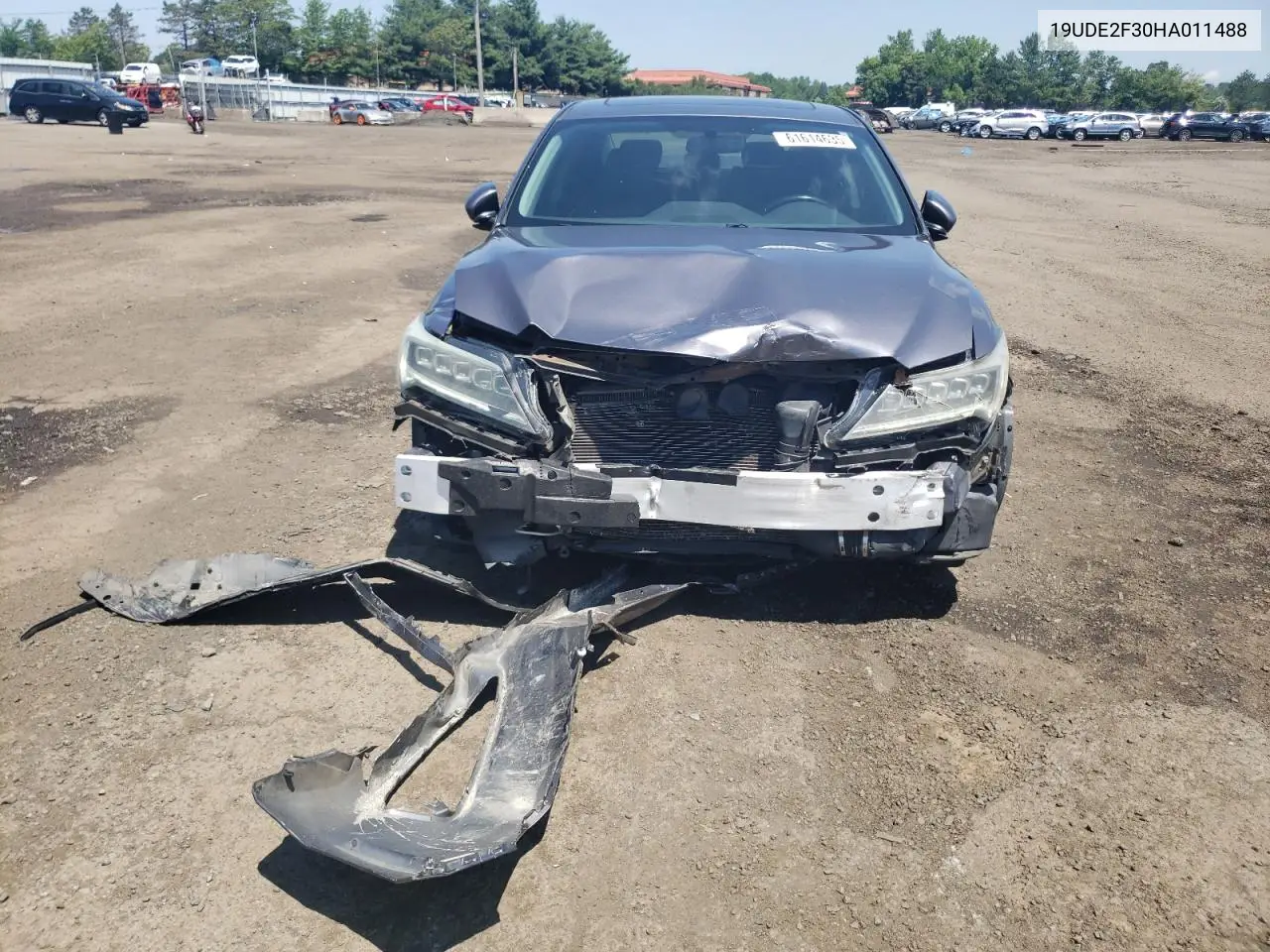 2017 Acura Ilx Base Watch Plus VIN: 19UDE2F30HA011488 Lot: 61614635