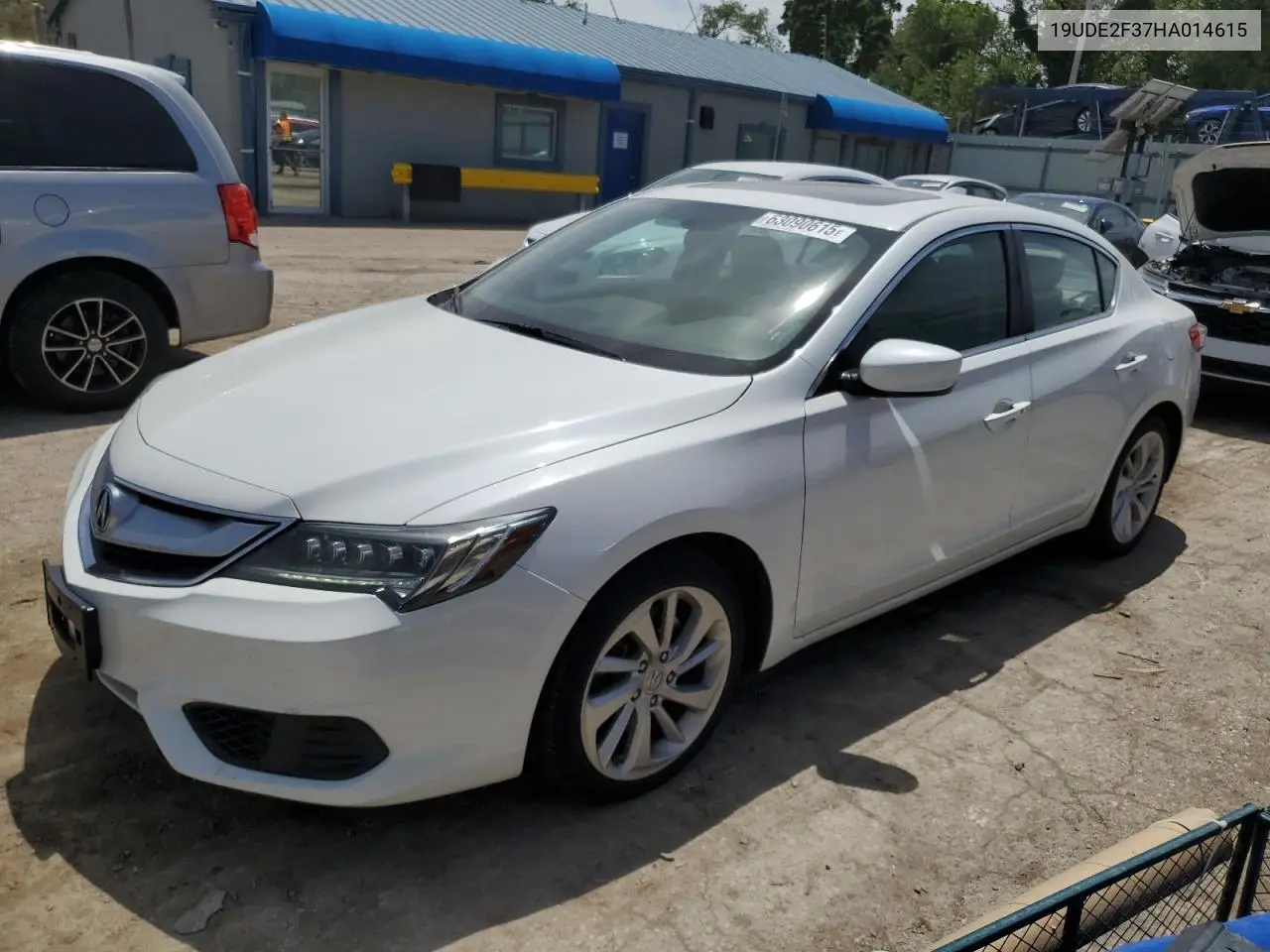 2017 Acura Ilx Base Watch Plus VIN: 19UDE2F37HA014615 Lot: 63090615