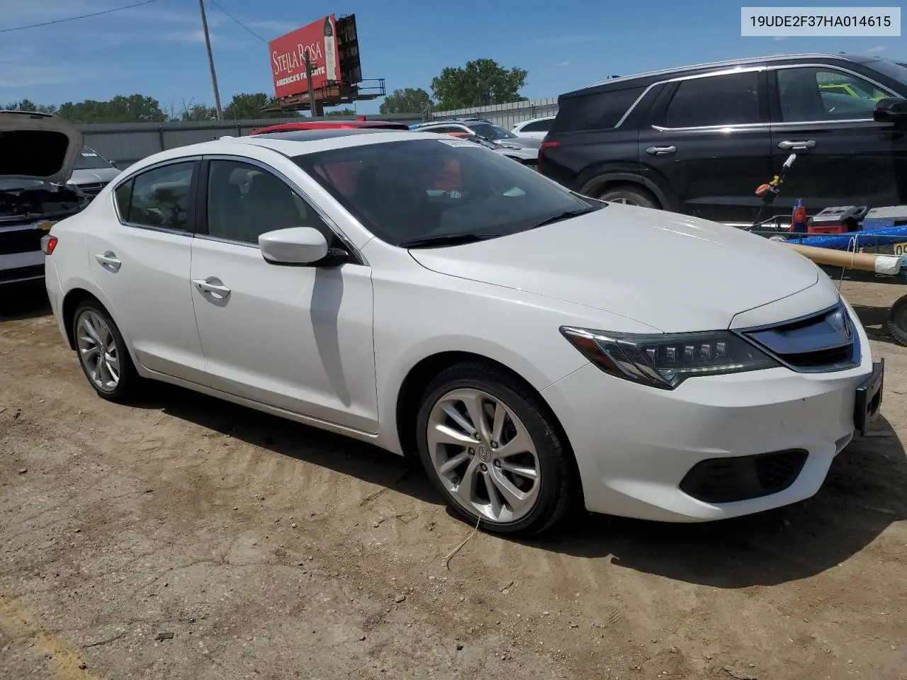 2017 Acura Ilx Base Watch Plus VIN: 19UDE2F37HA014615 Lot: 63090615
