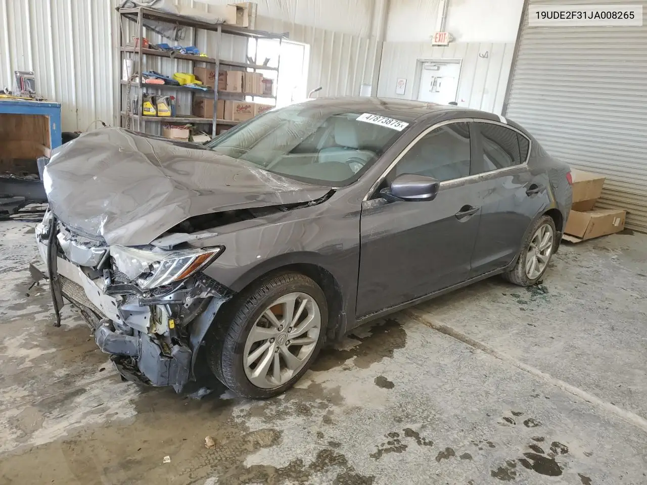 2018 Acura Ilx Base Watch Plus VIN: 19UDE2F31JA008265 Lot: 47873875