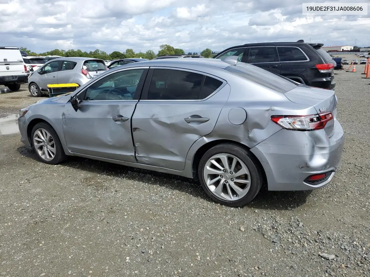 2018 Acura Ilx Base Watch Plus VIN: 19UDE2F31JA008606 Lot: 51183785