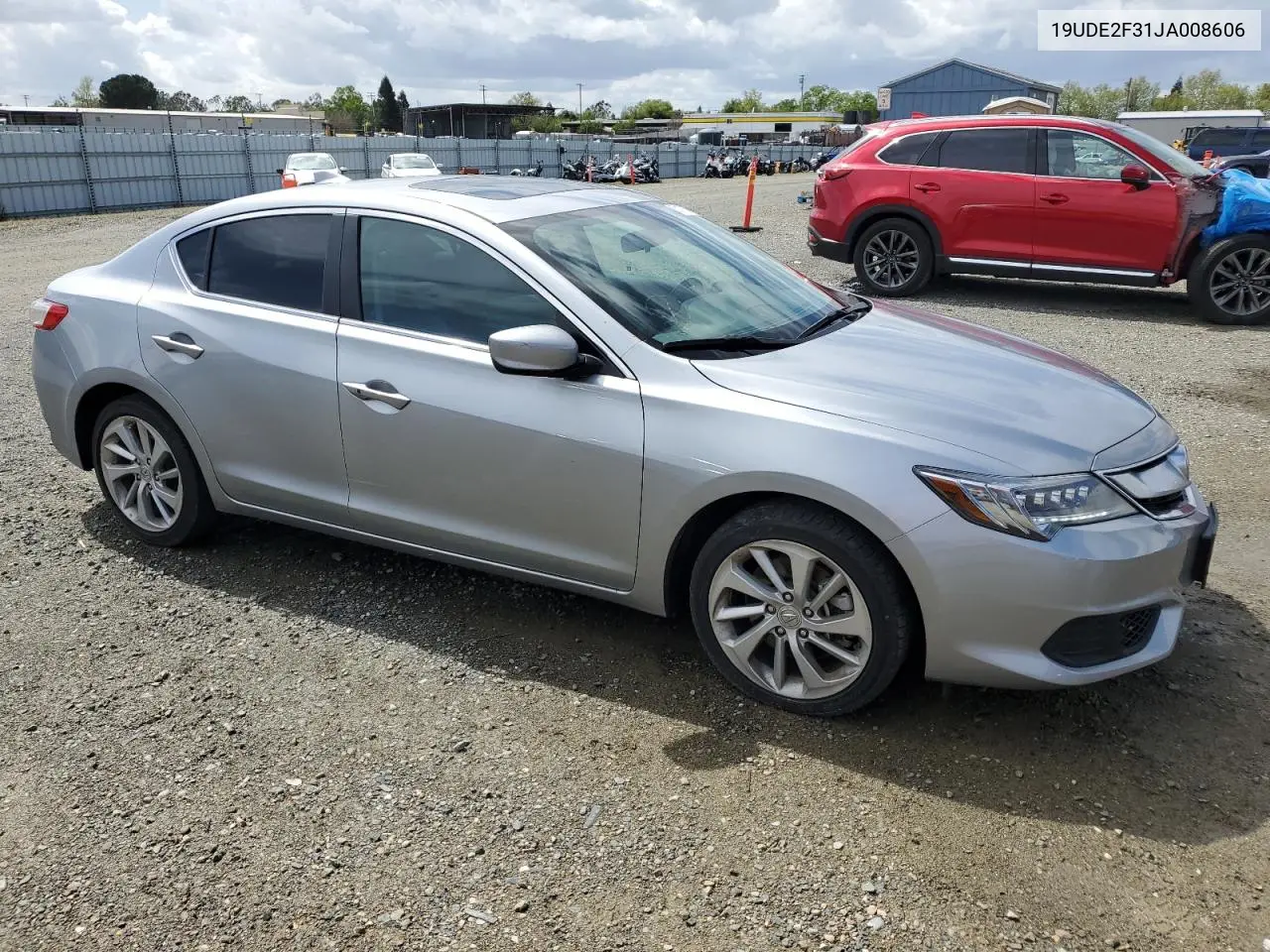 2018 Acura Ilx Base Watch Plus VIN: 19UDE2F31JA008606 Lot: 51183785