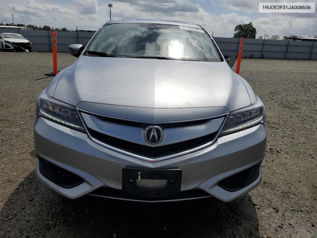 2018 Acura Ilx Base Watch Plus VIN: 19UDE2F31JA008606 Lot: 51183785