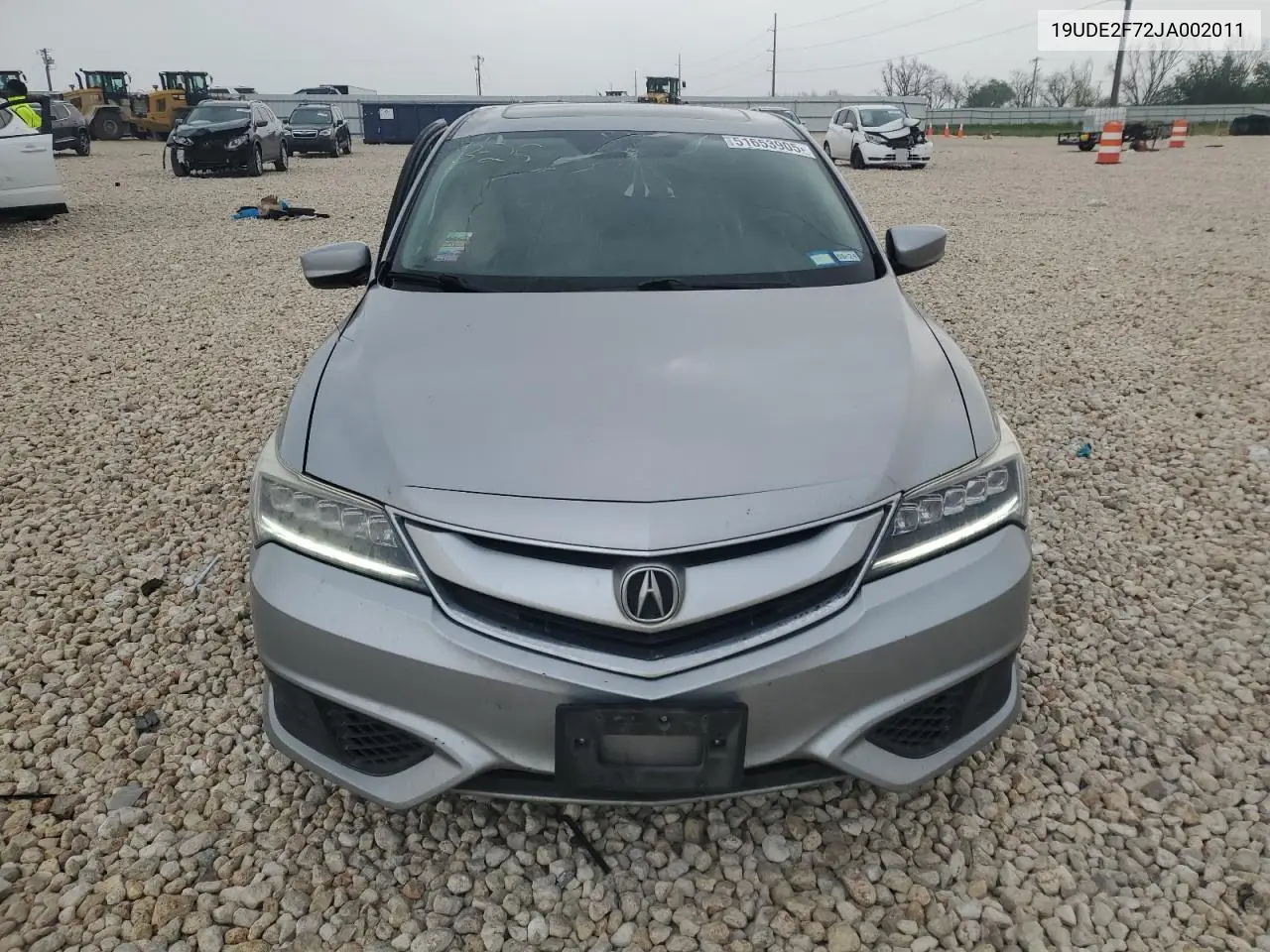 2018 Acura Ilx Premium VIN: 19UDE2F72JA002011 Lot: 51653905