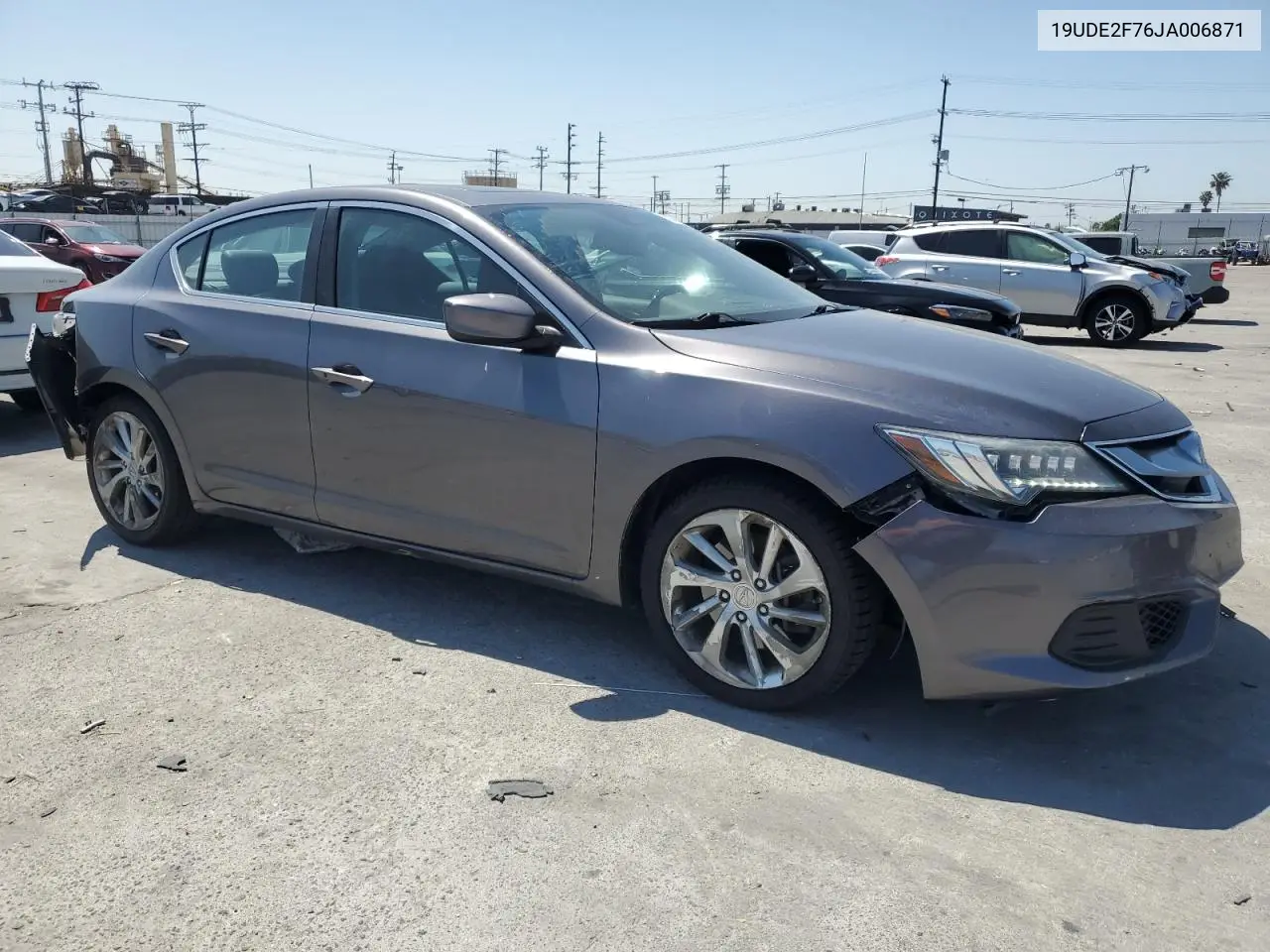 2018 Acura Ilx Premium VIN: 19UDE2F76JA006871 Lot: 52454375