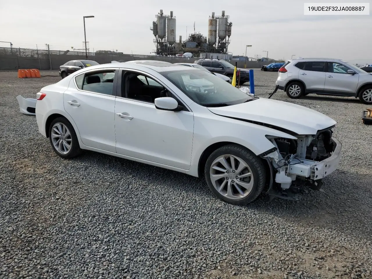 2018 Acura Ilx Base Watch Plus VIN: 19UDE2F32JA008887 Lot: 56738035