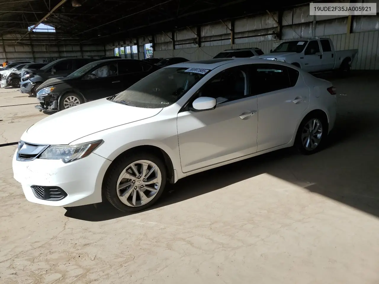 2018 Acura Ilx Base Watch Plus VIN: 19UDE2F35JA005921 Lot: 56997585