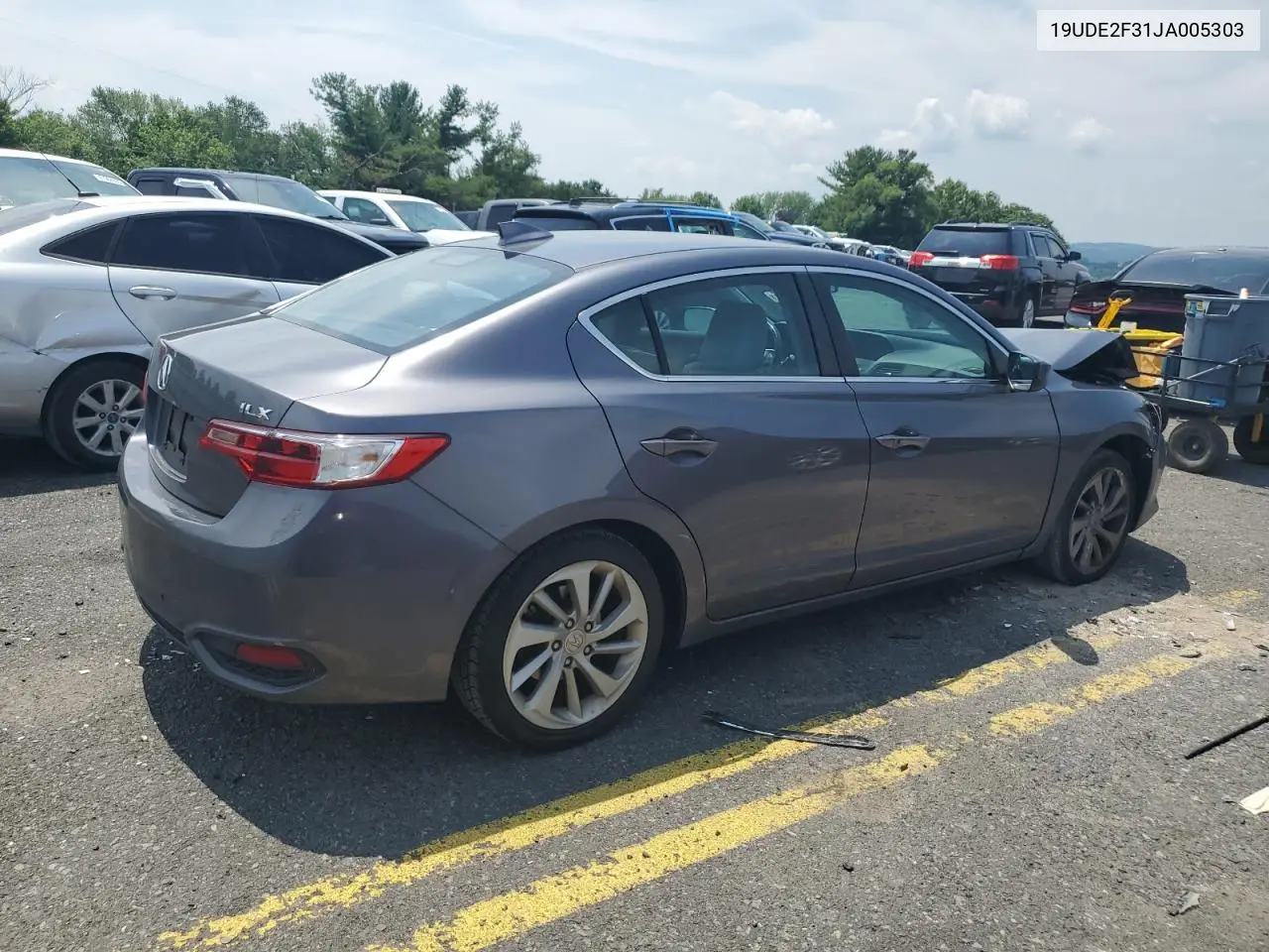 2018 Acura Ilx Base Watch Plus VIN: 19UDE2F31JA005303 Lot: 63038485