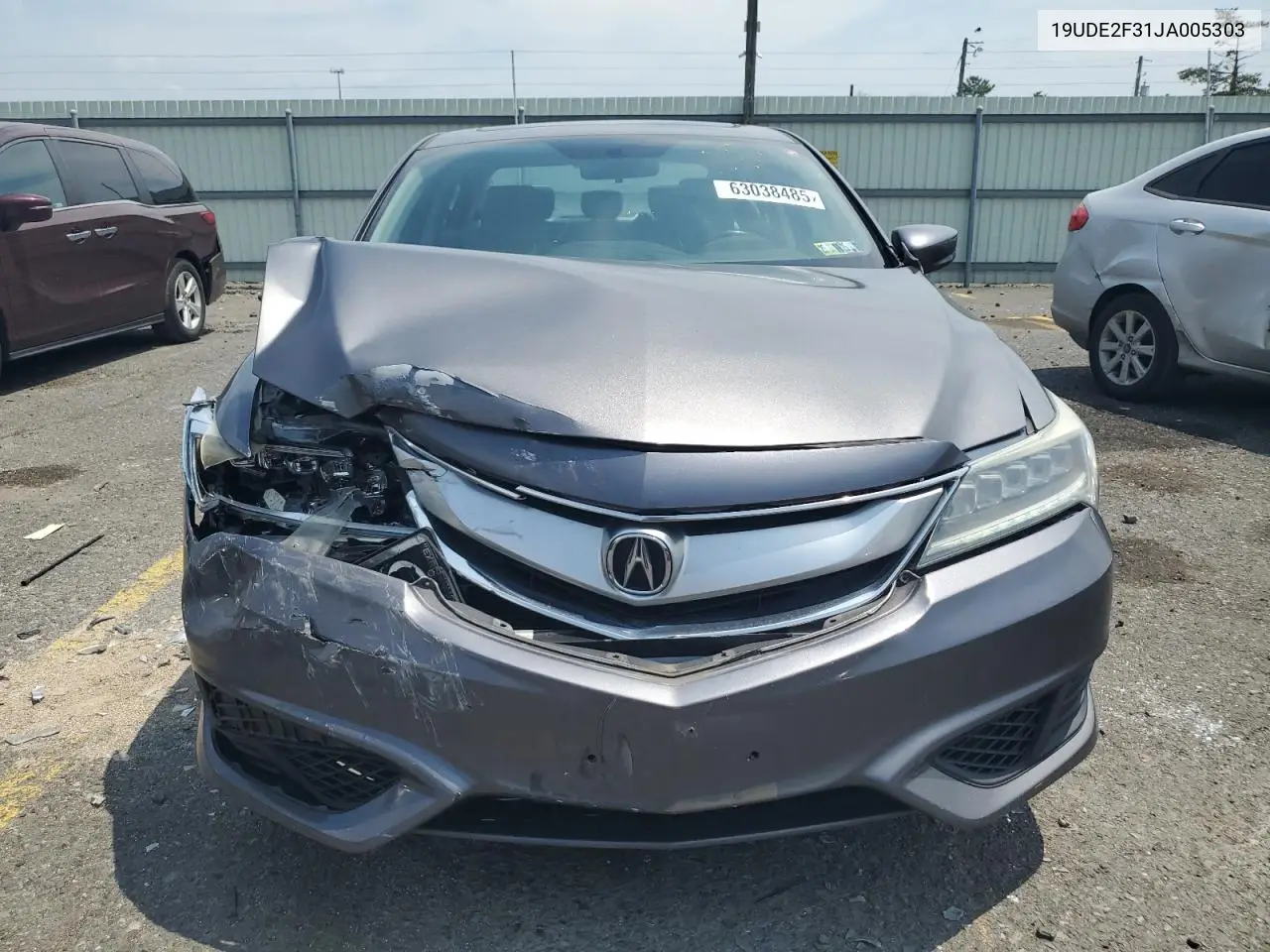 2018 Acura Ilx Base Watch Plus VIN: 19UDE2F31JA005303 Lot: 63038485