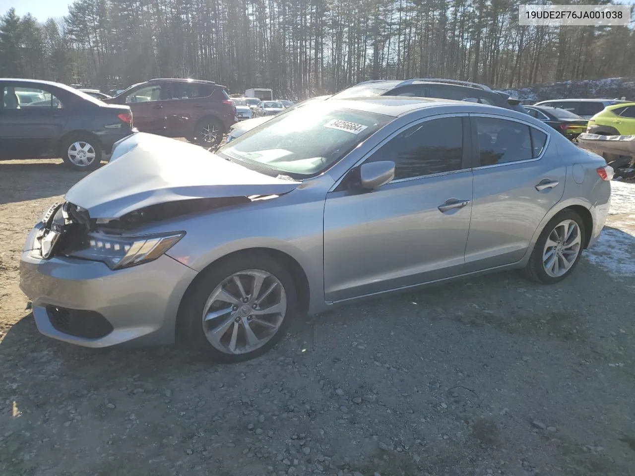 2018 Acura Ilx Premium VIN: 19UDE2F76JA001038 Lot: 84256664