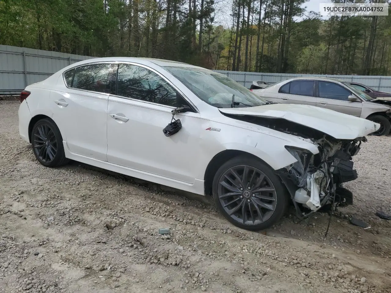 2019 Acura Ilx Premium A-Spec VIN: 19UDE2F87KA004752 Lot: 50631845
