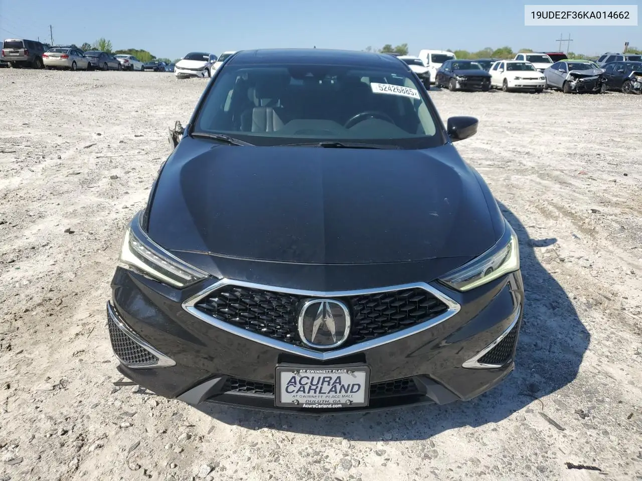 2019 Acura Ilx VIN: 19UDE2F36KA014662 Lot: 52426885