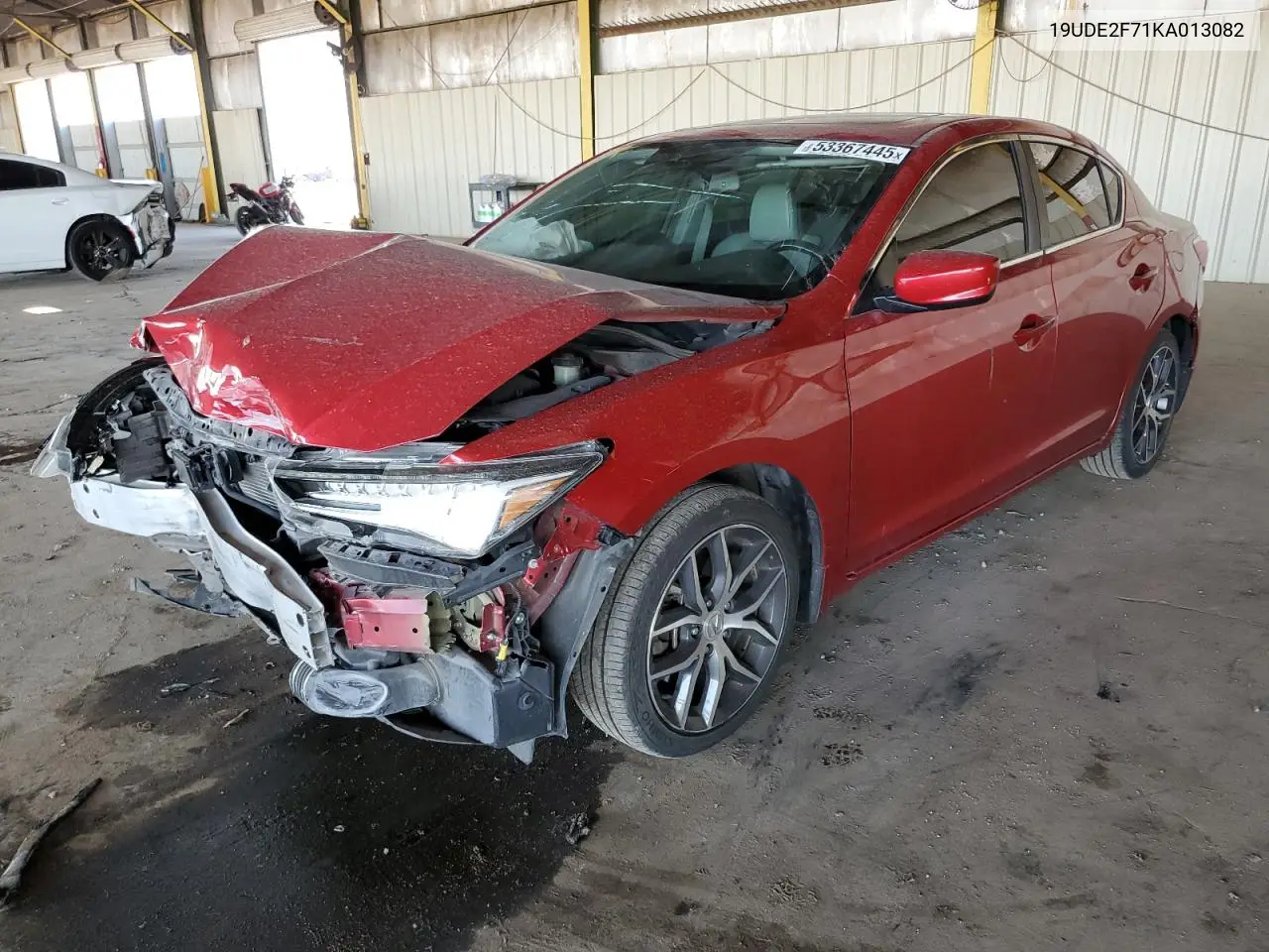 2019 Acura Ilx Premium VIN: 19UDE2F71KA013082 Lot: 53367445