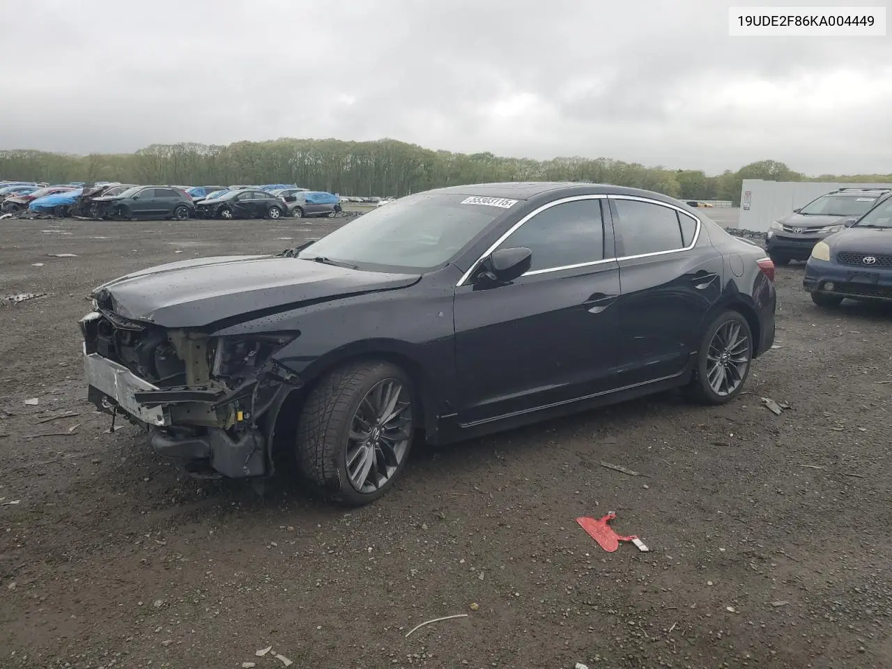 2019 Acura Ilx Premium A-Spec VIN: 19UDE2F86KA004449 Lot: 55303115