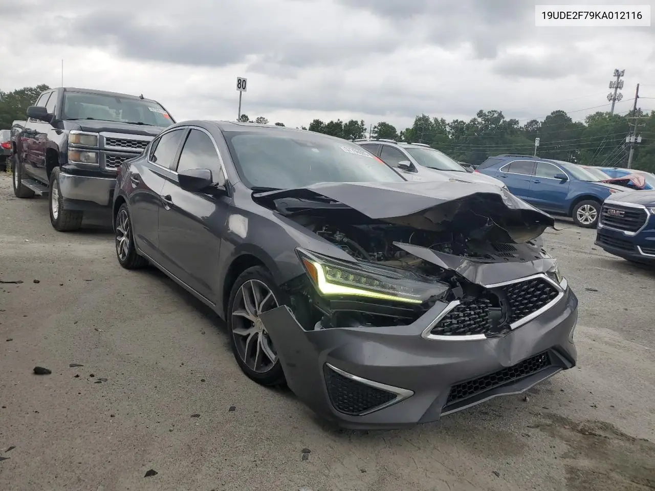 2019 Acura Ilx Premium VIN: 19UDE2F79KA012116 Lot: 57766085