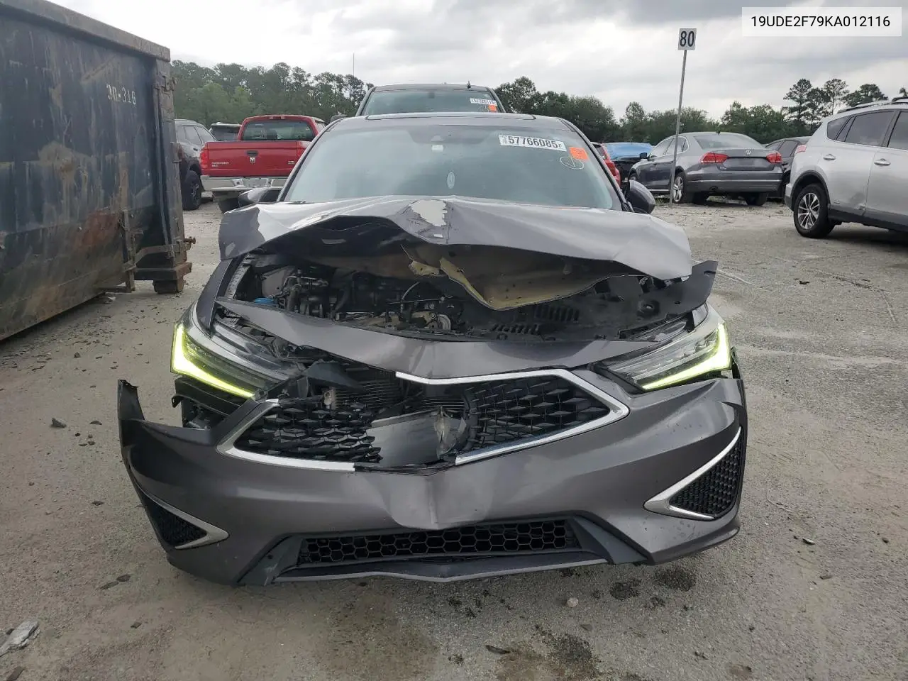 2019 Acura Ilx Premium VIN: 19UDE2F79KA012116 Lot: 57766085
