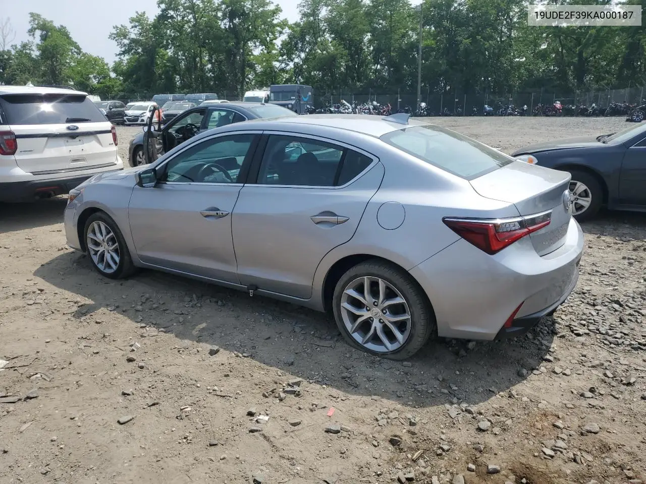 2019 Acura Ilx VIN: 19UDE2F39KA000187 Lot: 60632875