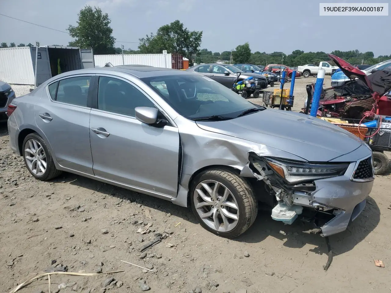 2019 Acura Ilx VIN: 19UDE2F39KA000187 Lot: 60632875