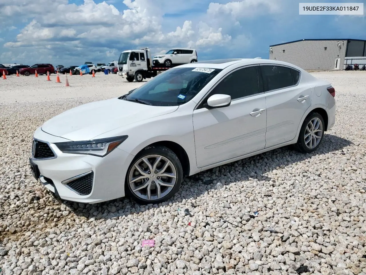 2019 Acura Ilx VIN: 19UDE2F33KA011847 Lot: 62475475
