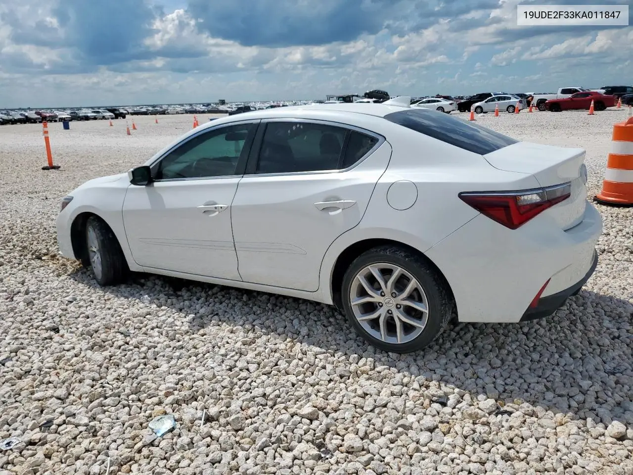 2019 Acura Ilx VIN: 19UDE2F33KA011847 Lot: 62475475
