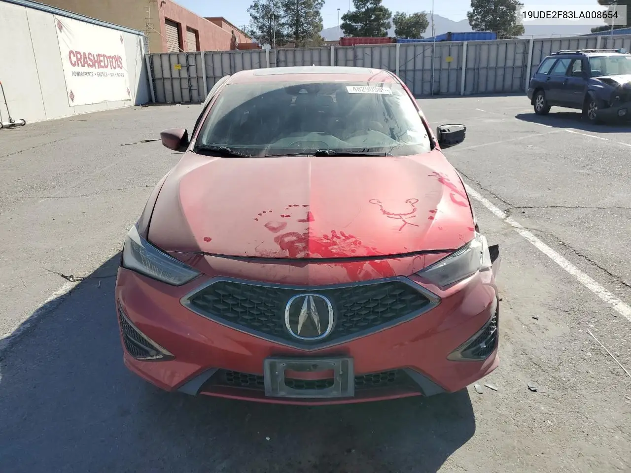 2020 Acura Ilx Premium A-Spec VIN: 19UDE2F83LA008654 Lot: 48290985