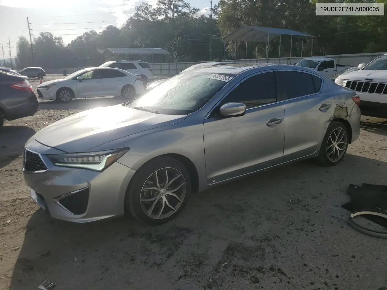 2020 Acura Ilx Premium VIN: 19UDE2F74LA000005 Lot: 50587265
