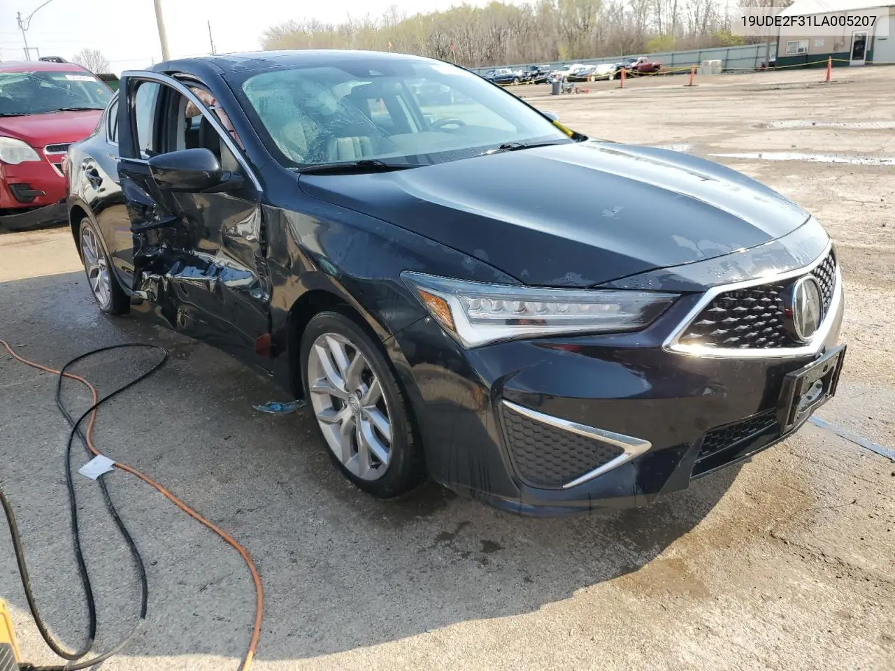 2020 Acura Ilx VIN: 19UDE2F31LA005207 Lot: 52746835
