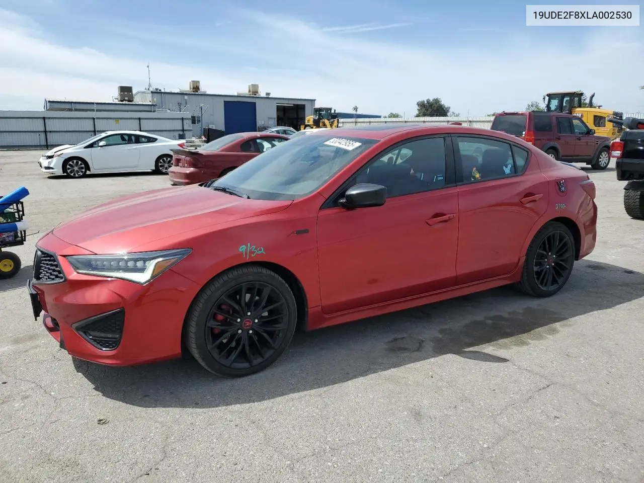 2020 Acura Ilx Premium A-Spec VIN: 19UDE2F8XLA002530 Lot: 53042955