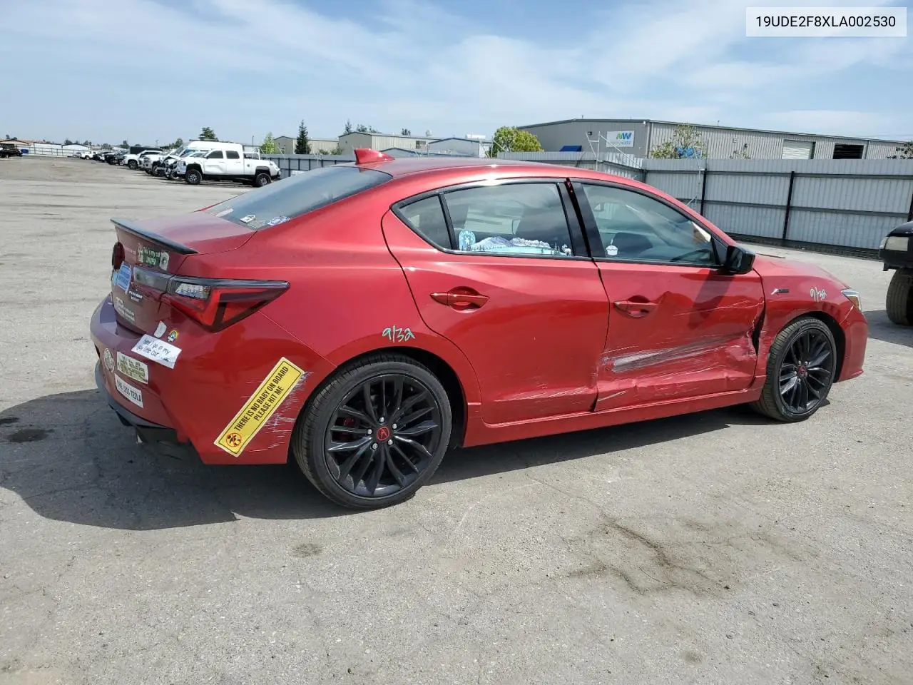 2020 Acura Ilx Premium A-Spec VIN: 19UDE2F8XLA002530 Lot: 53042955