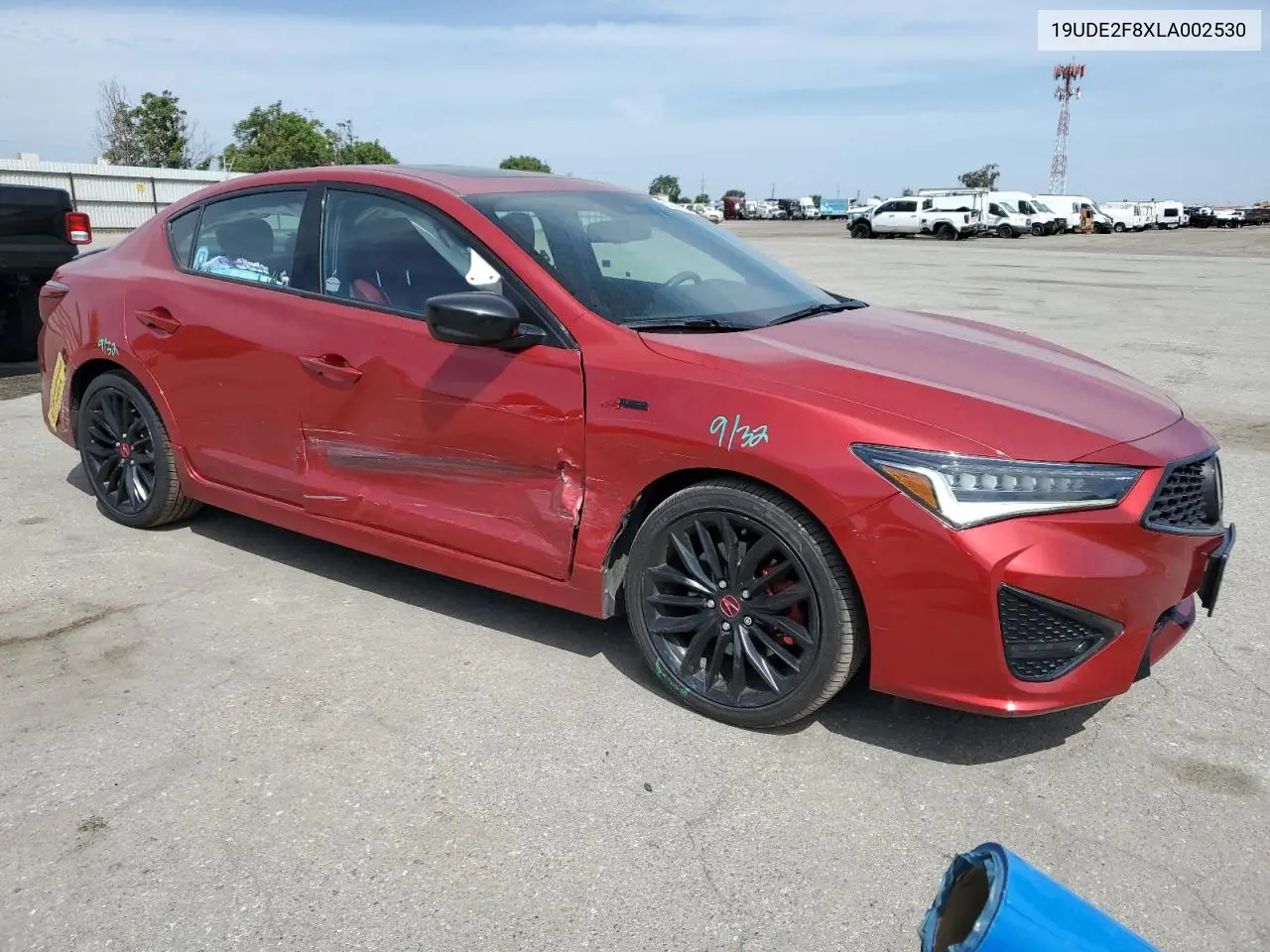 2020 Acura Ilx Premium A-Spec VIN: 19UDE2F8XLA002530 Lot: 53042955