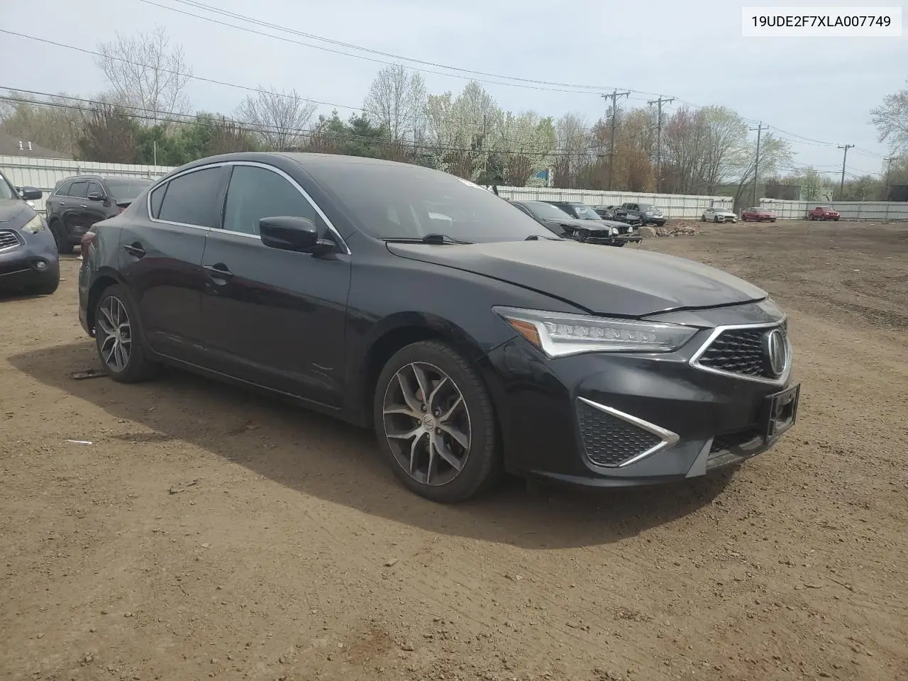2020 Acura Ilx Premium VIN: 19UDE2F7XLA007749 Lot: 54244885