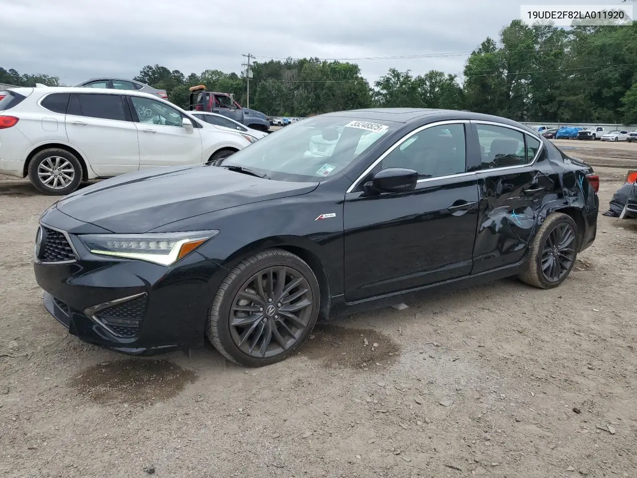 2020 Acura Ilx Premium A-Spec VIN: 19UDE2F82LA011920 Lot: 55248525