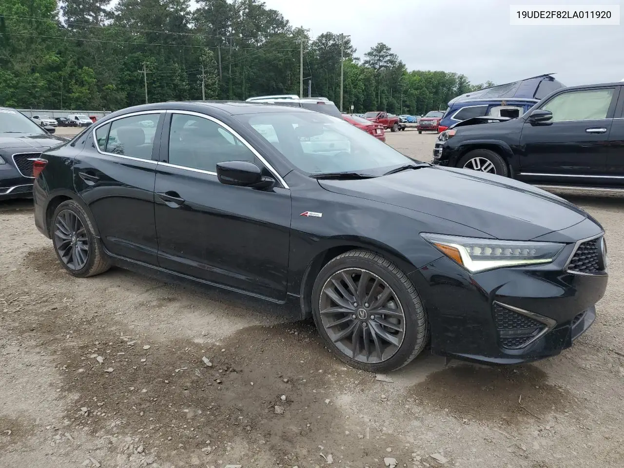 2020 Acura Ilx Premium A-Spec VIN: 19UDE2F82LA011920 Lot: 55248525