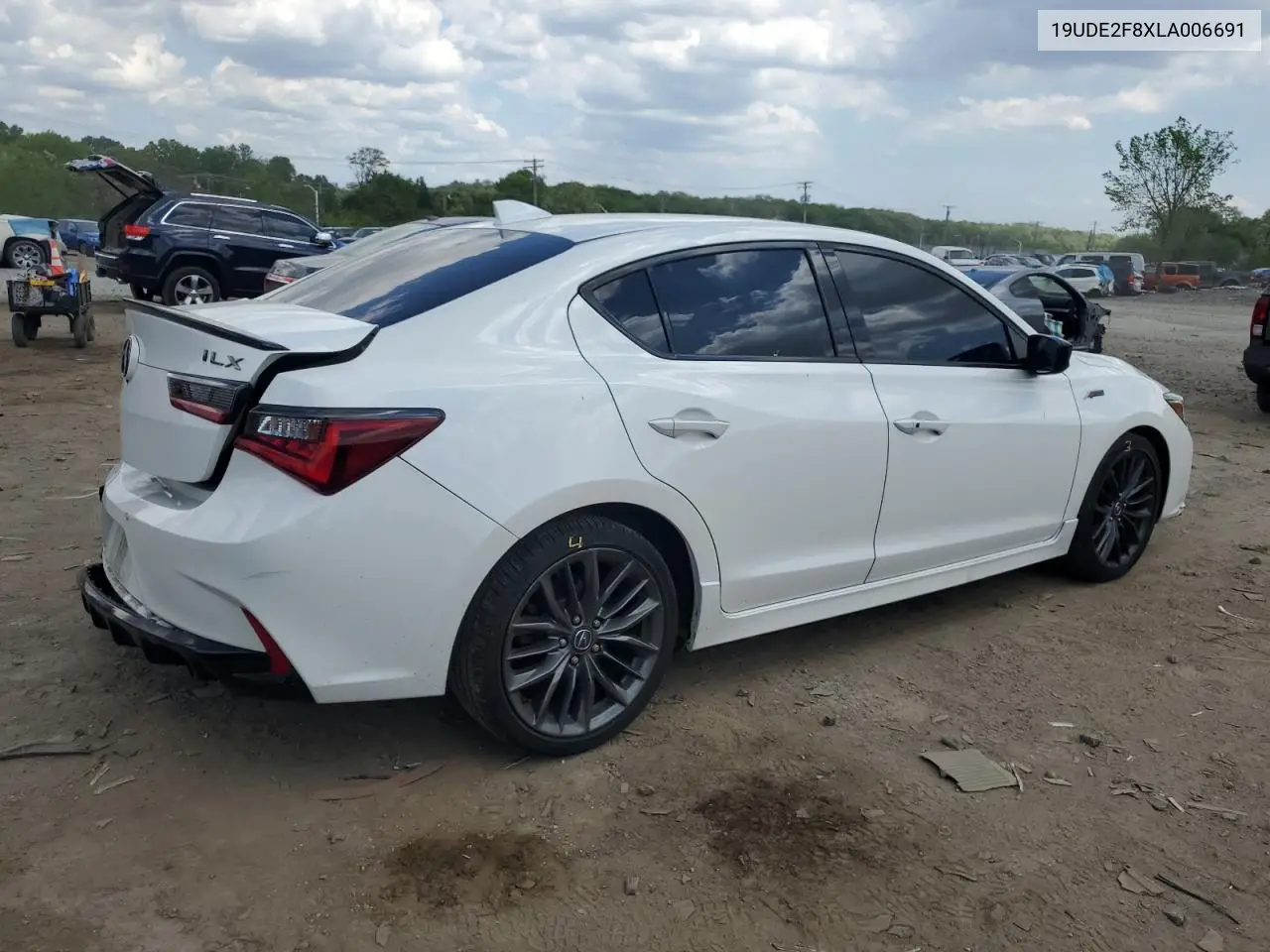 2020 Acura Ilx Premium A-Spec VIN: 19UDE2F8XLA006691 Lot: 55399215