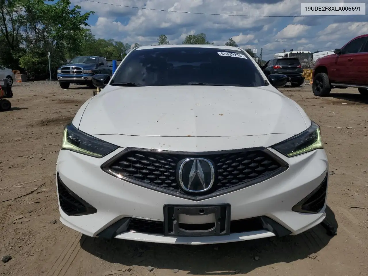 2020 Acura Ilx Premium A-Spec VIN: 19UDE2F8XLA006691 Lot: 55399215
