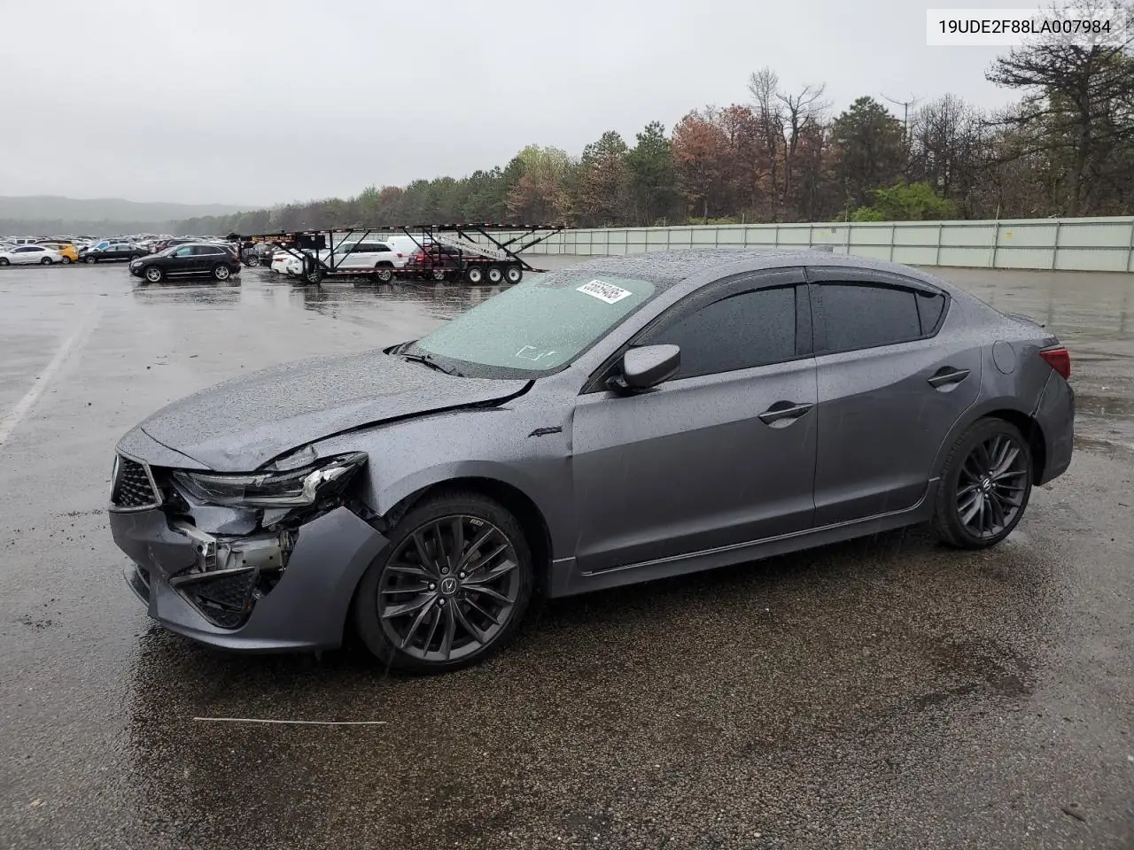 2020 Acura Ilx Premium A-Spec VIN: 19UDE2F88LA007984 Lot: 55659485