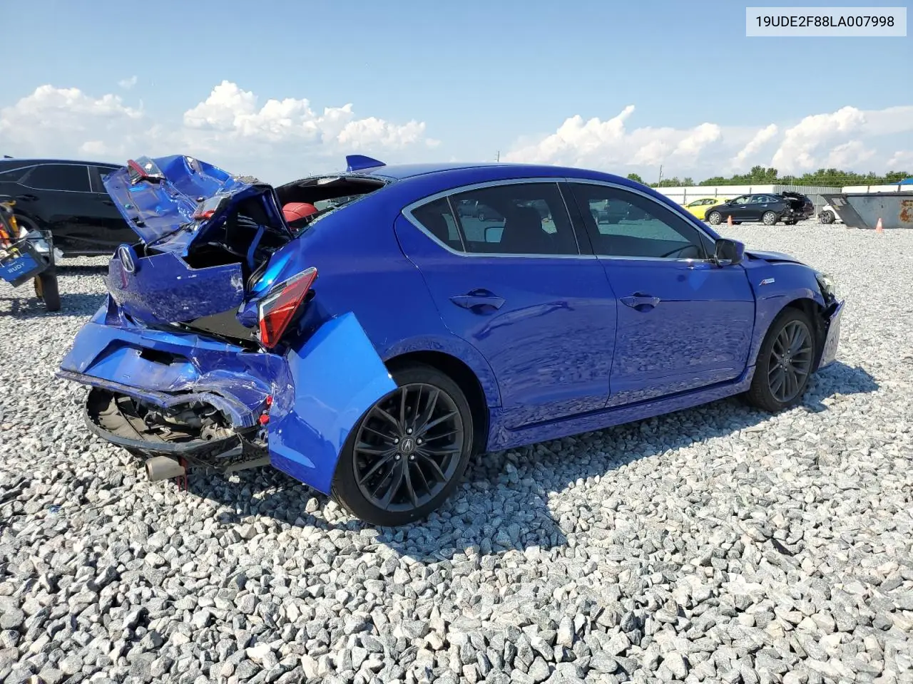 2020 Acura Ilx Premium A-Spec VIN: 19UDE2F88LA007998 Lot: 55940975