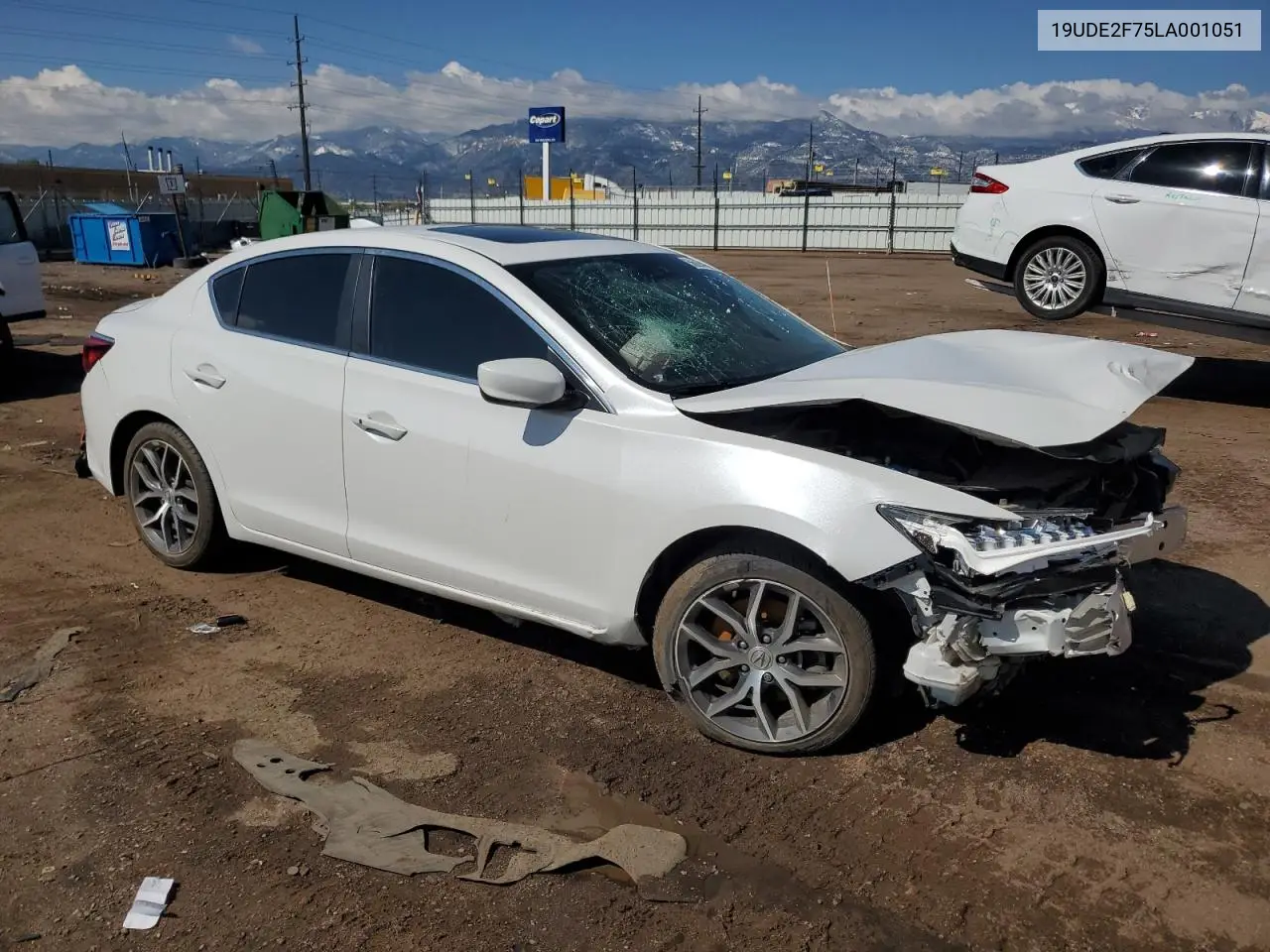 2020 Acura Ilx Premium VIN: 19UDE2F75LA001051 Lot: 56094885