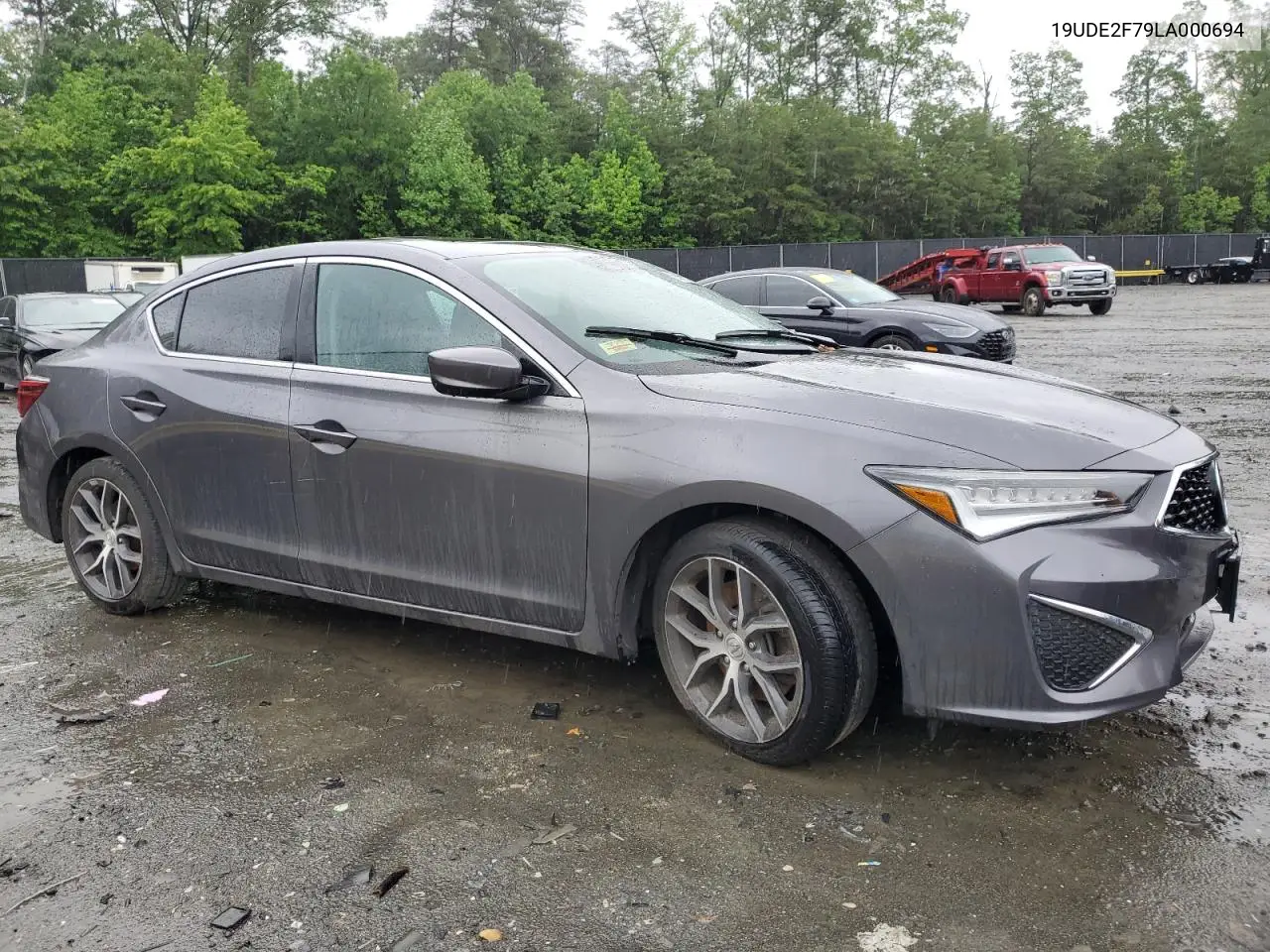 2020 Acura Ilx Premium VIN: 19UDE2F79LA000694 Lot: 56900425